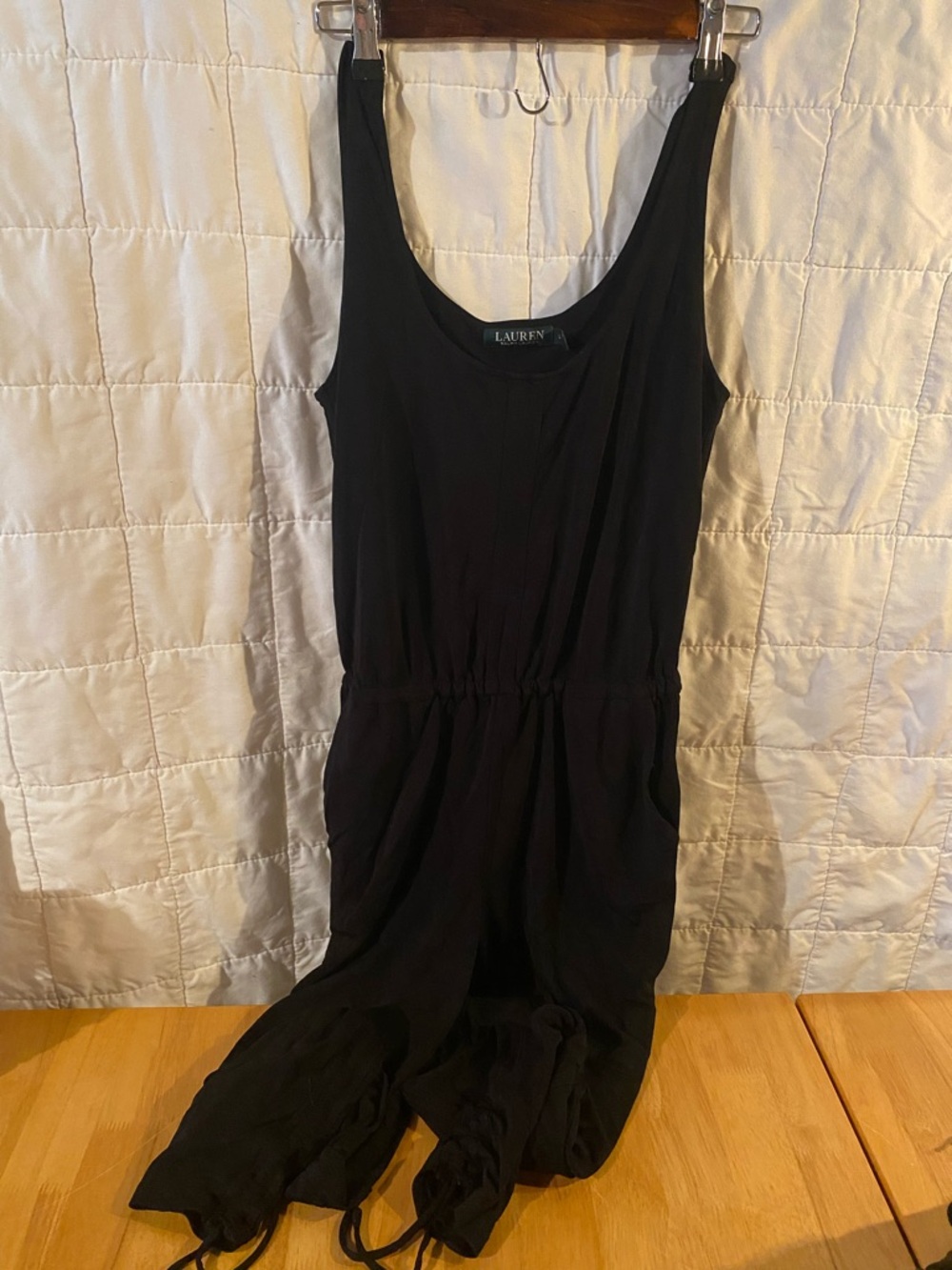 Ralph Lauren Black Sleeveless Jumpsuit